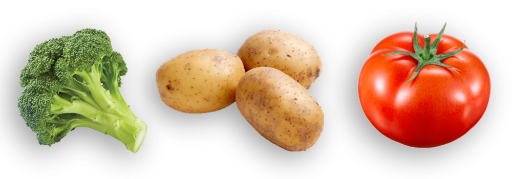 Budget aardappelen met groente en vlees