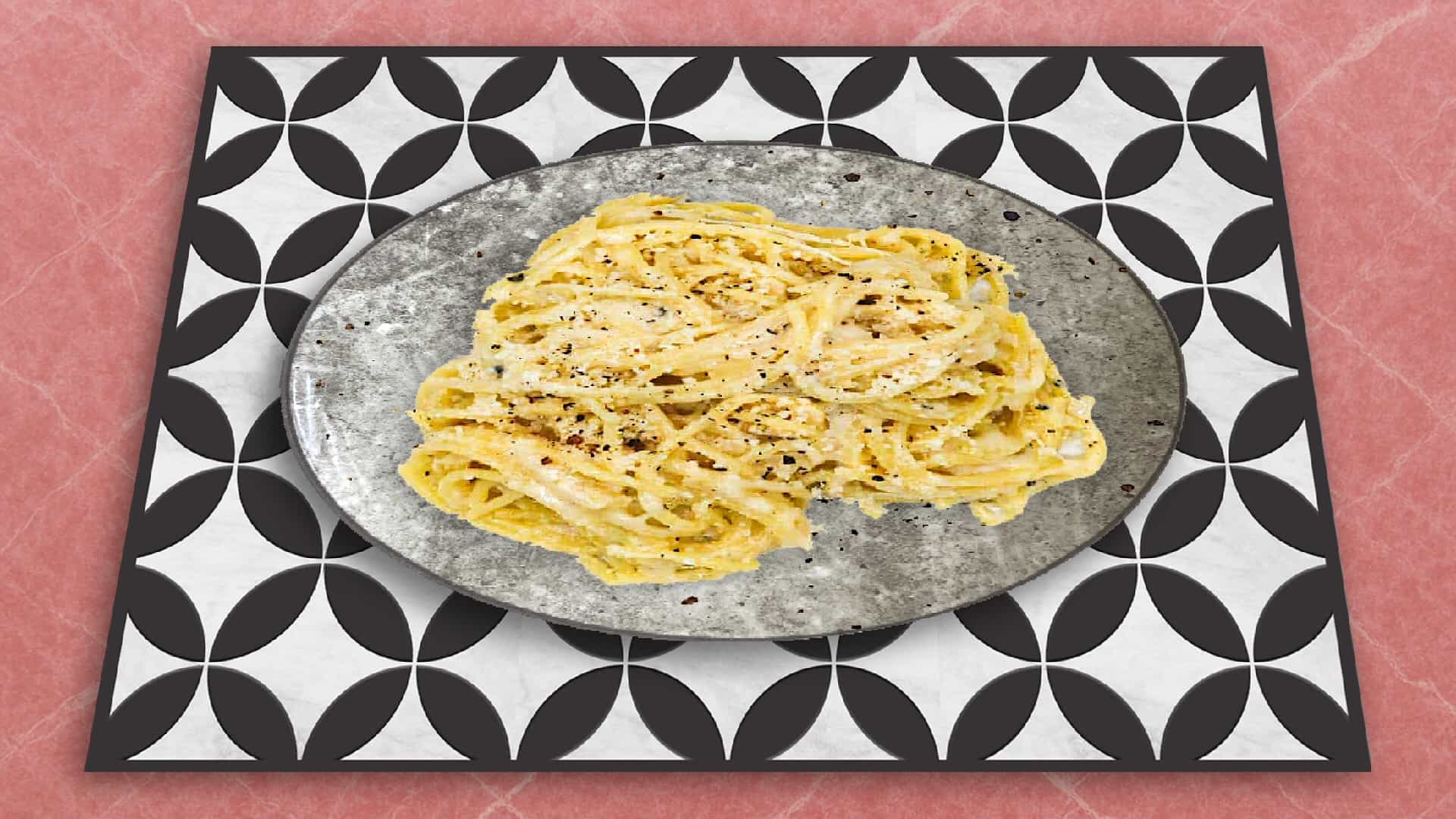 Spaghetti cacio pepe