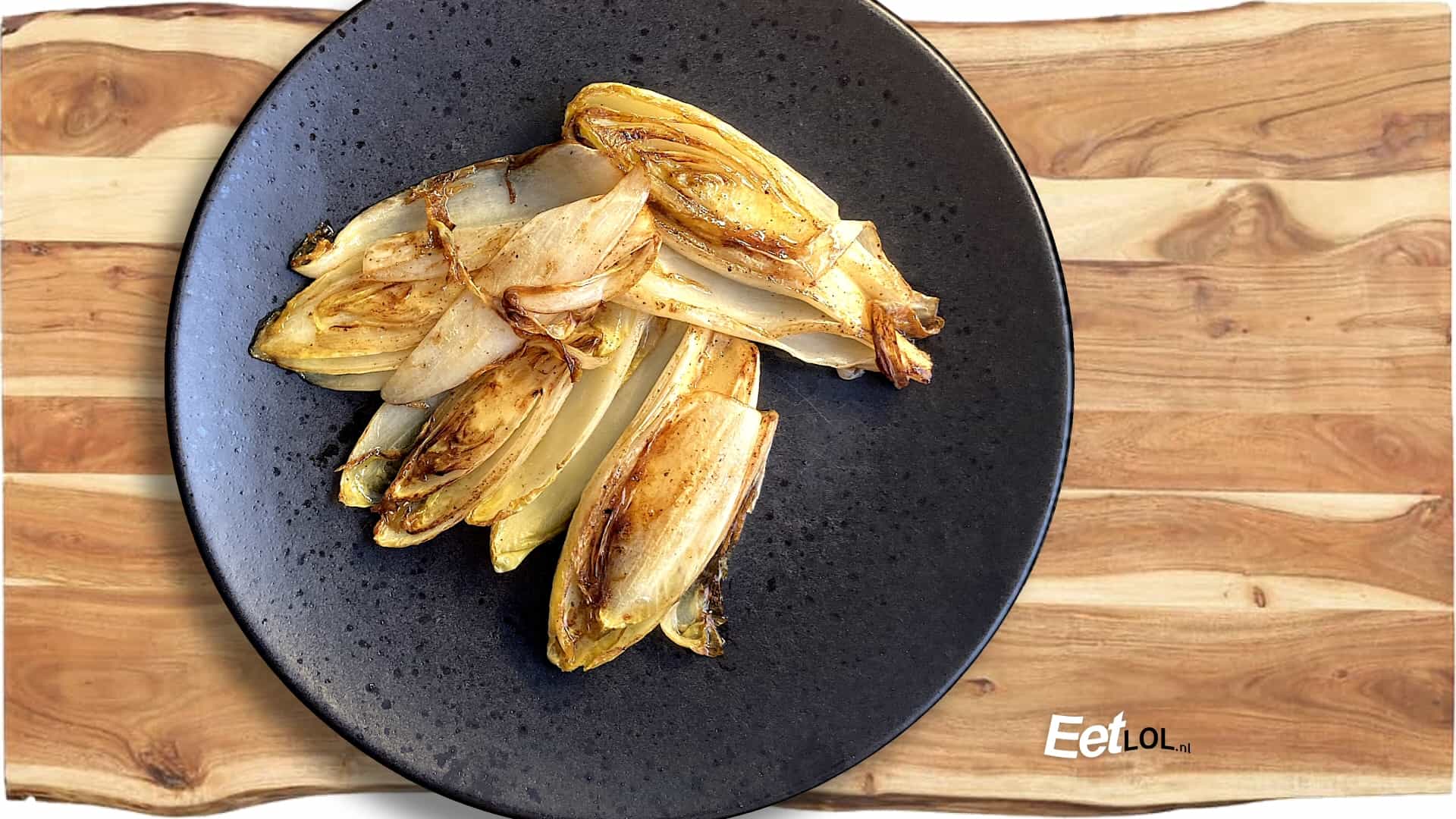 Gebakken witlof met honing