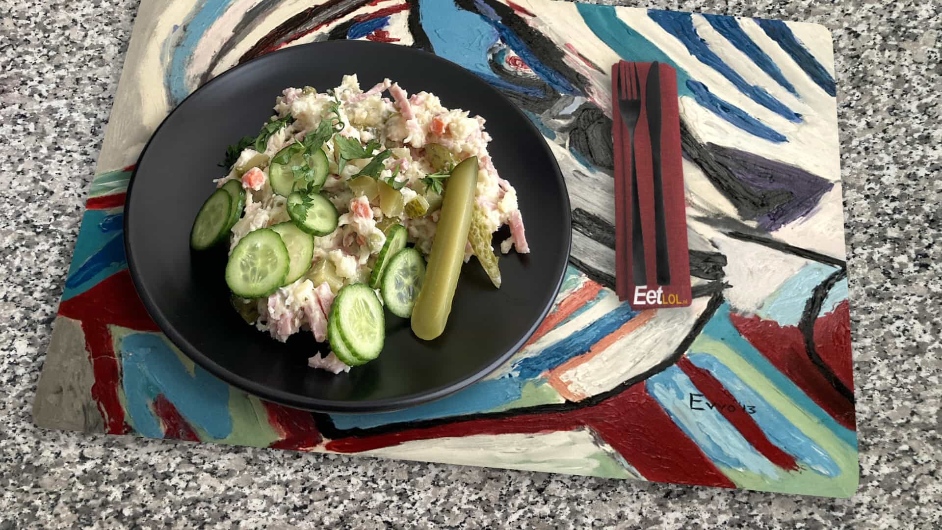 Huzarensalade als bijgerecht