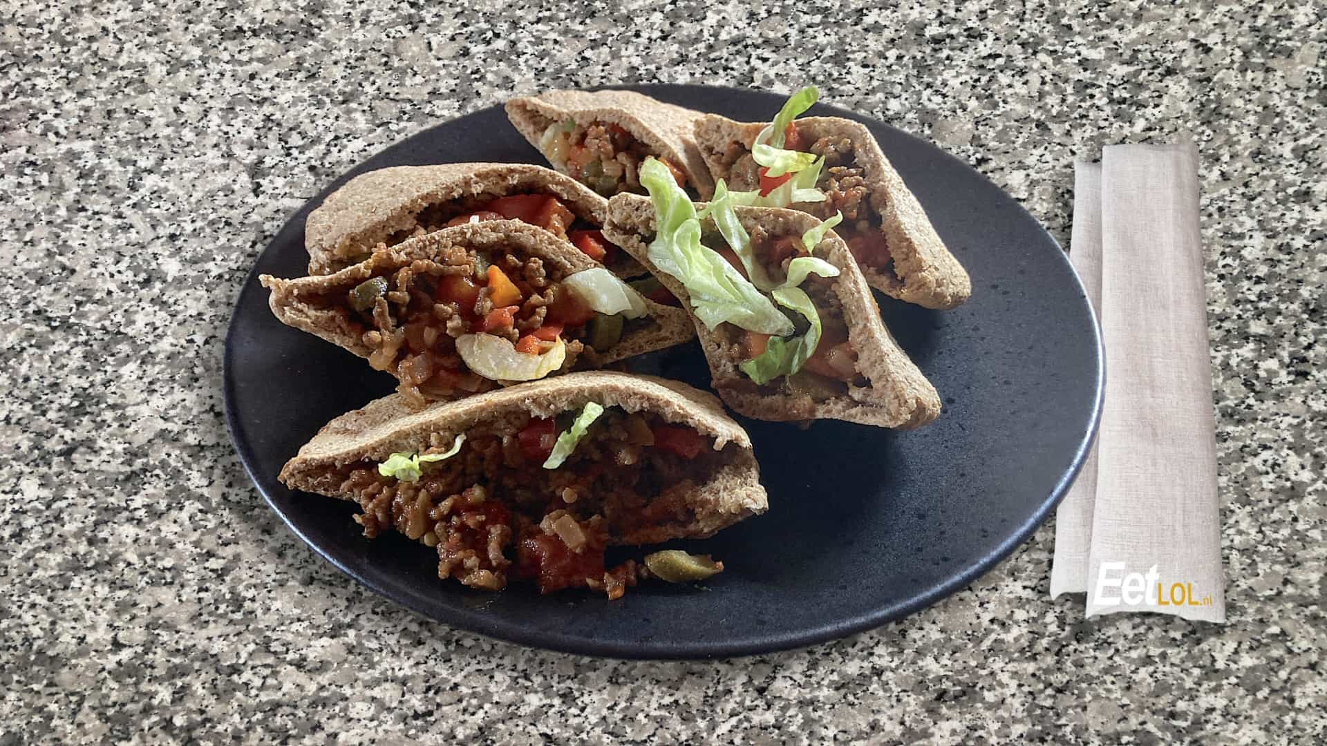 Pitabroodje Sloppy Joe
