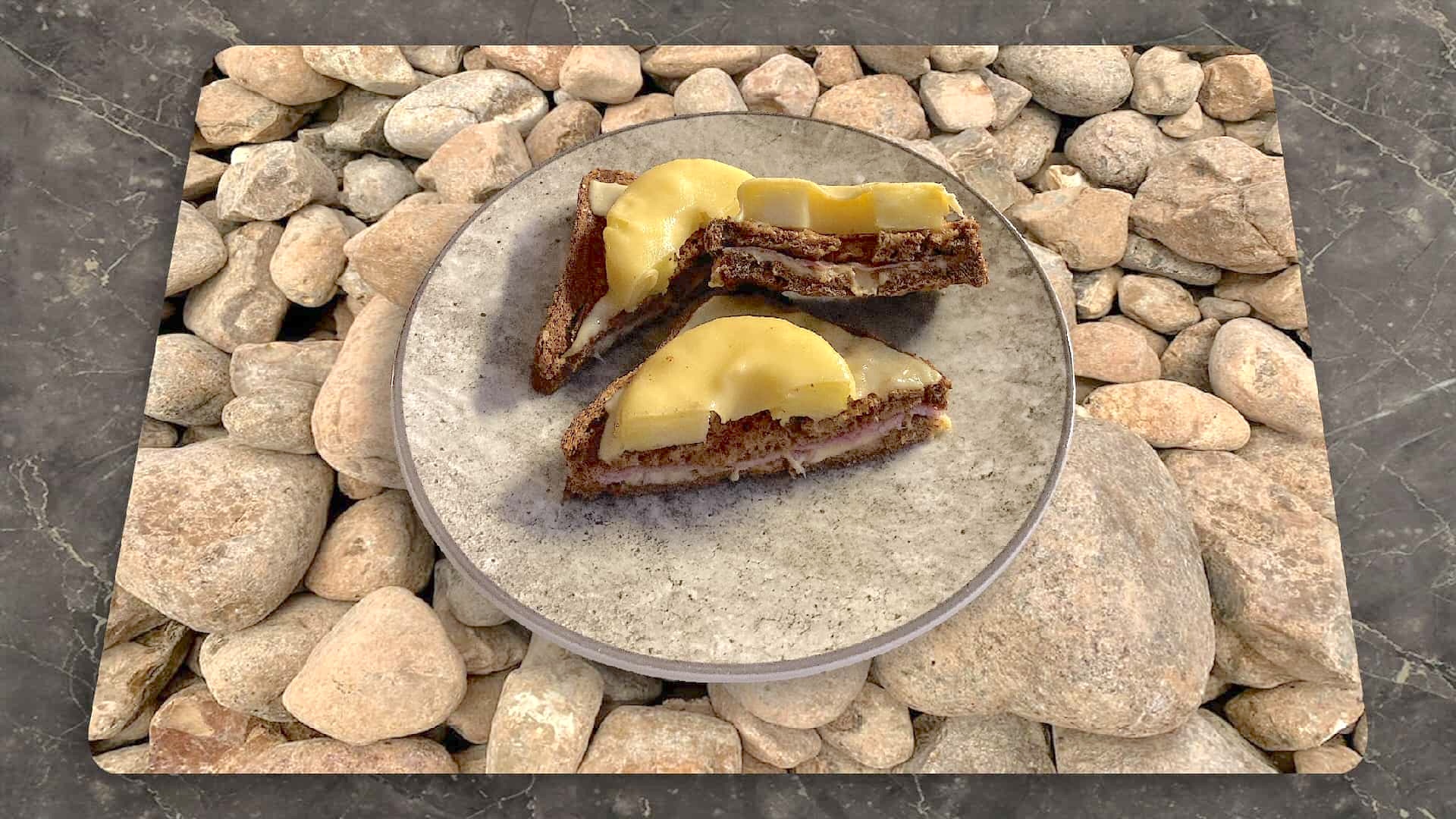 Volkoren tosti Hawaii