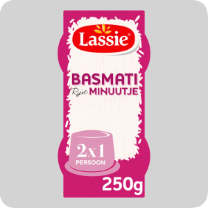Basmati rijst minuutje van Lassie