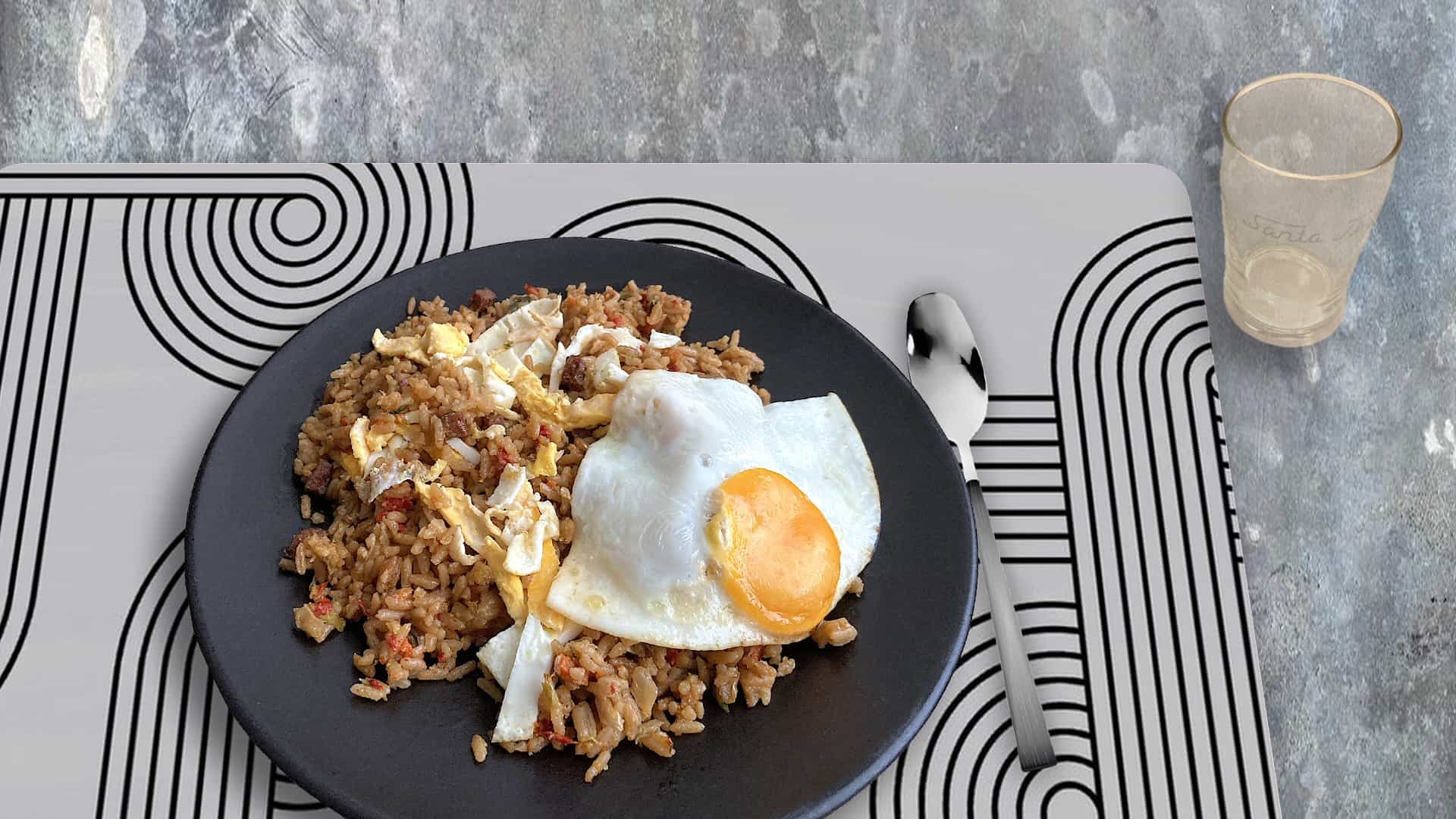 Nasi goreng op z'n eenvoudigst