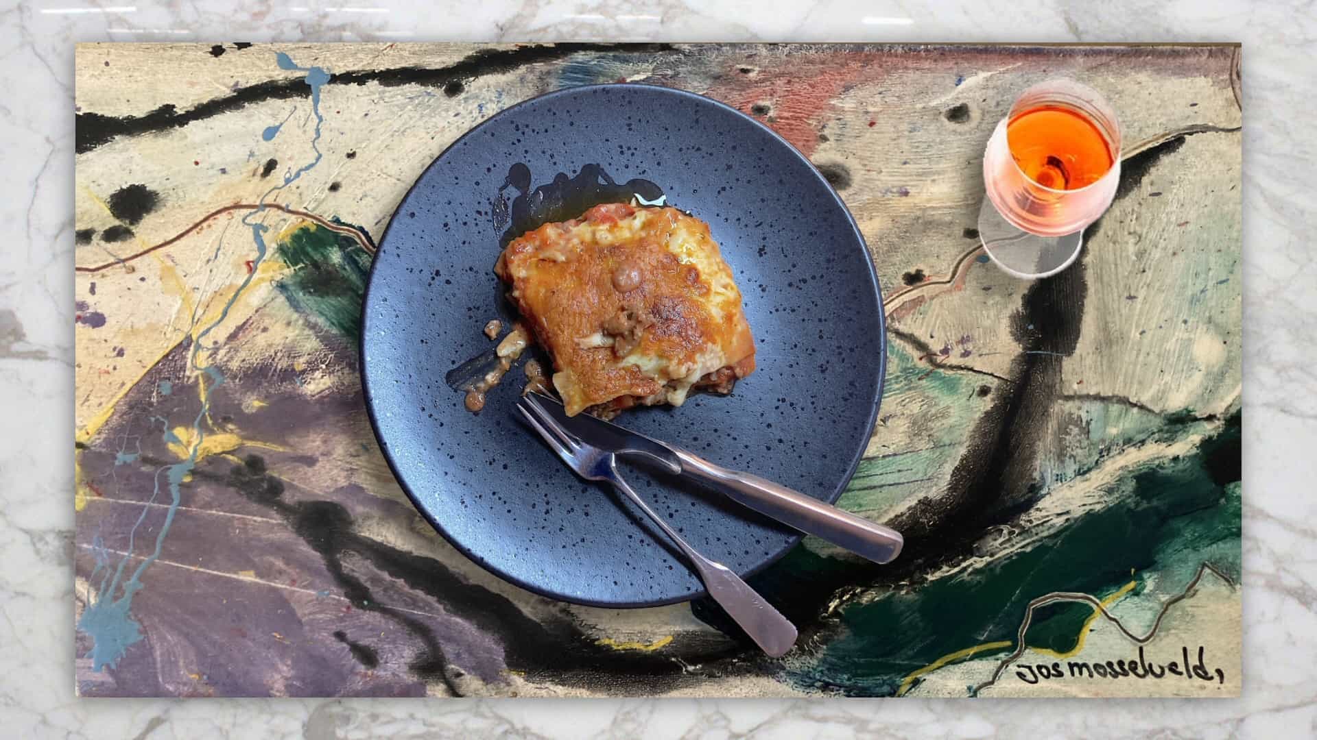 Lasagne bolognese met bechamelsaus