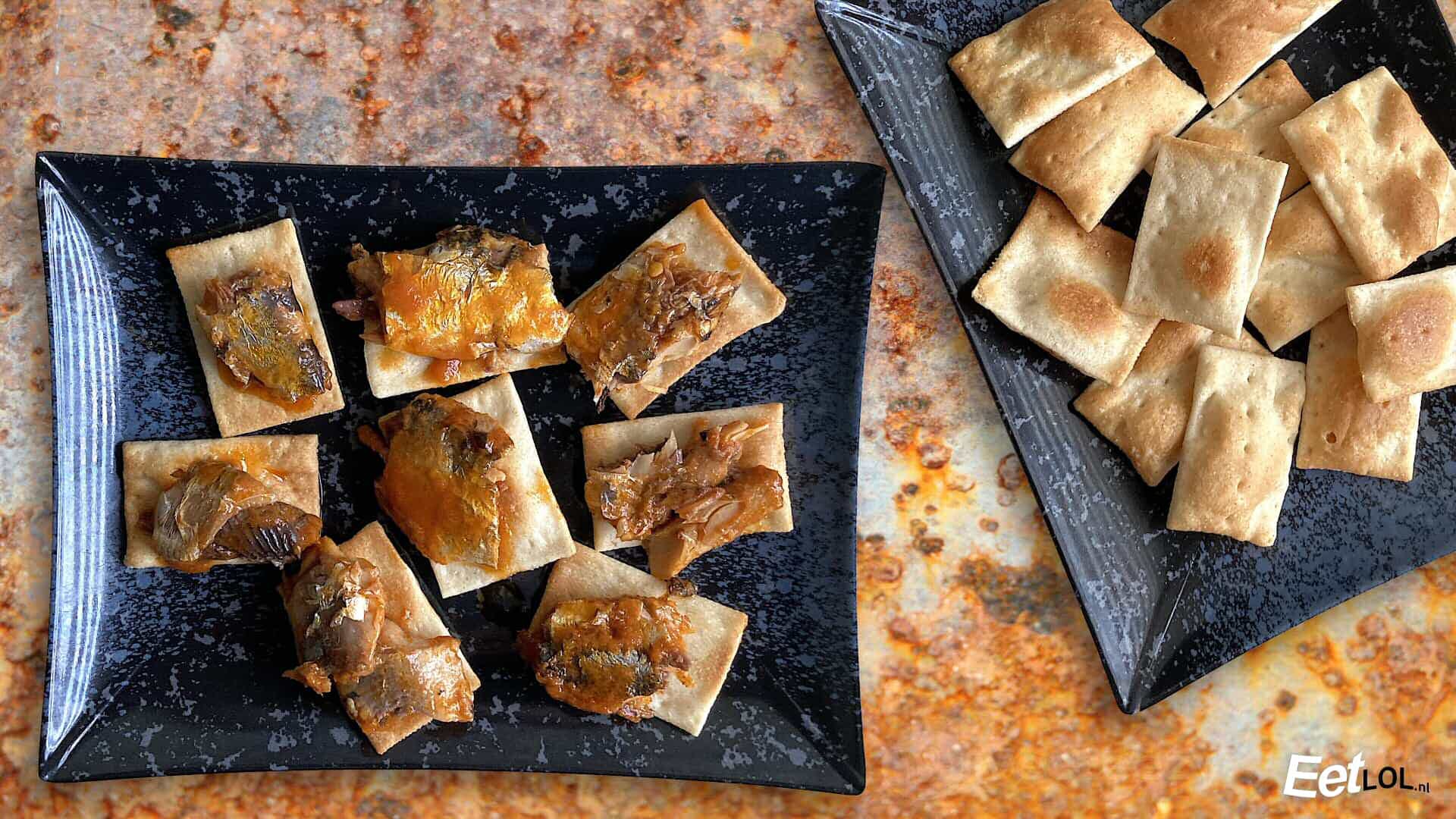 Scrocchi zeezout met sardines in tomatensaus