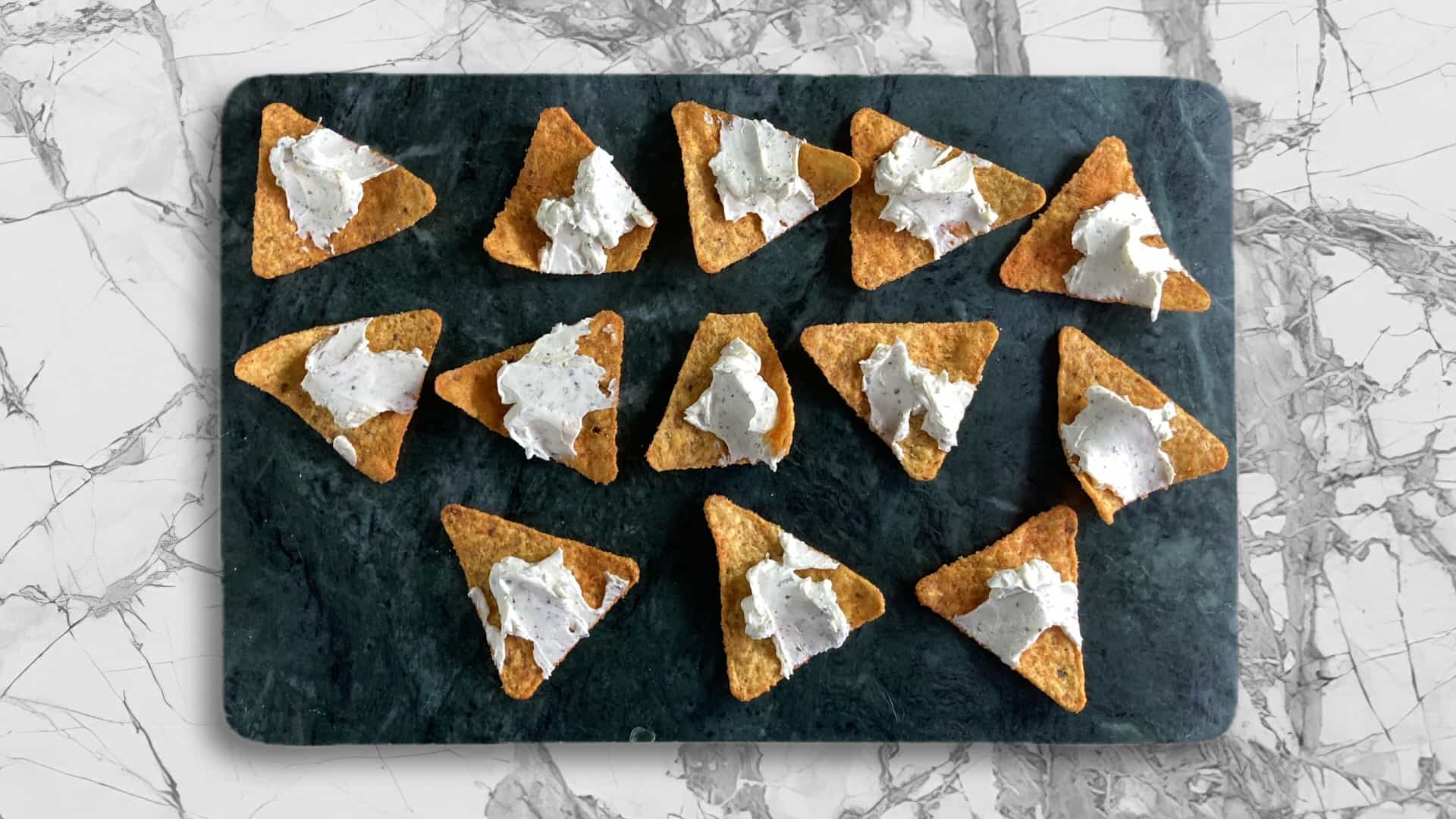 Sweet Chilli Pepper Tortilla Chip met roomkaas